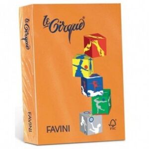 Favini Carta Colorata Le Cirque A4 Arancio 160 g - risma da 250 fogli