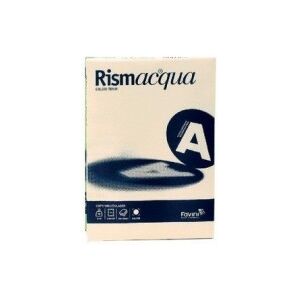 Favini Rismacqua - cartoncino colorato A4 colore camoscio - risma da 125 fogli