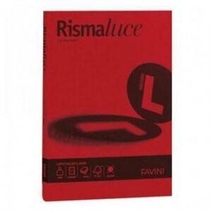 Favini Rismaluce A4 - 125 Fogli 200 g Rosso scarlatto