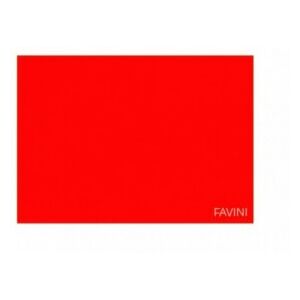 Favini Prisma 220 g/m2 - 10 Cartoncini 70 x 100 cm Rosso