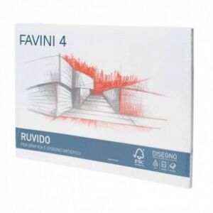 Favini 4 Ruvido - 5 album 33x48cm da 20 fogli
