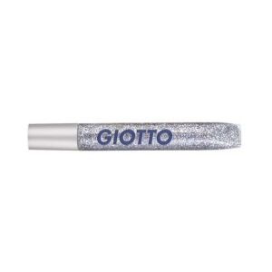 Giotto Colla glitter Metallic colore argento 20 tubetti