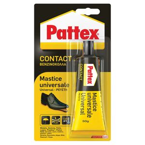 Pattex MASTICE  50 g PER GOMMA E PELLE METALLO LEGNO SUGHERO TRASPARENTE BLISTER