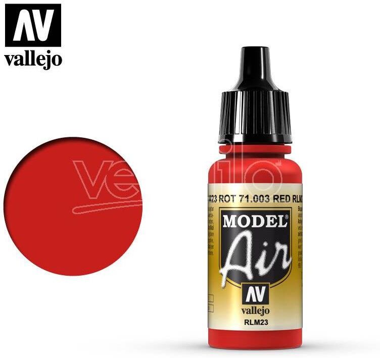 VALLEJO Model Air Red Rlm23 71003 Colori