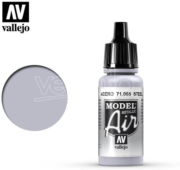 VALLEJO Model Air Steel 71065 Colori