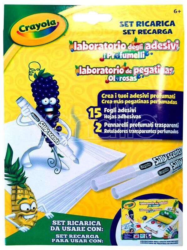 CRAYOLA Recharge Set Of Odorous Adesivi Laboratory