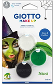 Giotto Make up witch - pittura per il trucco - nero, verde, bianco 476000