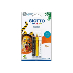Giotto Make up tiger - matita per makeup - nero, giallo, bianco (pacchetto di 3) 473300