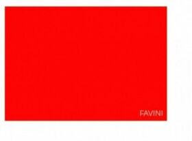 Favini Prisma 220 g/m2 - 10 Cartoncini 70 x 100 cm Rosso