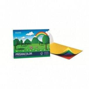 Favini Prismacolor Album - 10 fogli Colorati 24 x 33 cm