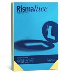 Favini Rismaluce A4 - 125 Fogli 200 g Assortito