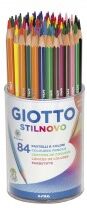 Giotto Stilnovo barattolo 84 pastelli colori assortiti 5165