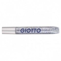 Giotto Colla glitter Metallic colore argento 20 tubetti
