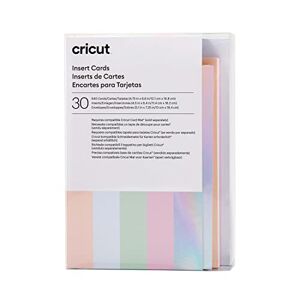 Cricut 2009468 Insert Princess 30-Pack voor gebruik Card Mat-2x2, 12.1cm x 16.8cm Maat R40,Zilver