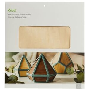 Cricut 2007068 Natuurlijk houtfineer Esdoorn 2-pack exploratie- en makermachines. Vereist dieppuntblad,30,5 cm x 30,5 cm (12 x 12 ") beige