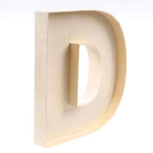 N\C vulbare Houten Letter D Houten vulbare Brief a-Z Houten vulbare Brief,