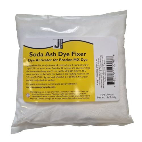 Jacquard Soda Ash Dye Fixer, Tie-dye stof kleur fixeermiddel en activator 0,5 kg