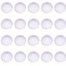 PH PandaHall PandaHall 20 stuks 12 mm half rond glas transparant cabochons