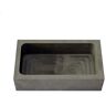 LLF Goud Zilver Grafiet Ingot Mold Mould Crucible voor Smelten Casting Raffinage (9.5kg)