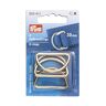 Prym 555411 30 mm New Gold halfronde ringen, zinklegering