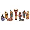 services 10 x kerstfiguren, 12,5 cm, kerstfiguren, dieren, geboorte van Jezus, 3 koningen, kerststalhandwerk, God