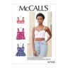 McCall's McCalls-M7958A Misses' topjes, papier, wit, verschillende