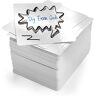 LotFancy 180 stuks herbruikbare droog wissen blanco witte kaarten 6,3 * 8,8 cm voor doe-het-zelf, woordenschatstudie, leren, speelkaarten, berichtenkaart, wenskaart, glanzend oppervlak