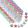 Zureto Origami Star Paper Strips, Paper Ster Paper Strips, Lucky Star Paper Strips DIY Stars Paper Folding Strips Pakket (Love, 2160 stuks)