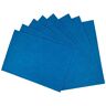 Interdruk Felt Sheets DIY Textile Fabrics Craft 8x A4 Sheets Blue