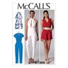 McCall's Patterns Mccall's patronen McCall's patroon mist Rompers Jumpsuits en riem, maat A5 6-14
