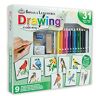 Pracht Creatives Hobby Royal & Langnickel Tekenen Tekenen makkelijk gemaakt, 9 plaatjes met vogelmotieven, voor kinderen vanaf 8 jaar, om te beginnen met tekenen met kleurpotloden