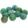 Perlin Edelstenen kralen, 6/8/10 mm, matte agaatsteen, rond, natuursteen, matte agaatparel, halfedelsteen, edelstenen, parel met gat om te rijgen (groen, 10 mm 12 stuks)