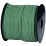 DonDon Velours band 3 mm DIY 90 meter velours rol groen