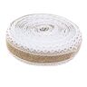 rosenice jute jute band jute stof jute strepen Hessisch jute handwerk kleurlint rol 10 m voor doe-het-zelf bruiloft decoratie