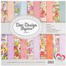 Ideen mit Herz Duo-designpapier, blok met 20 vellen knutselpapier, 25 x 25 cm, 250 g/m², aan beide zijden bedrukt, designpapier, motiefpapier, ideaal voor scrapbooking, knutselen, elfen 01