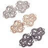 WANDIC Cloak sluiting bevestigingsmiddelen, 3 paar van 3 Swirl Flower Cape bevestigingsmiddelen naaien op haken en ogen vest clip