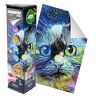 DIAMANTINY Artist Small 21 x 30 cm Crystal Art, Diamant Schilderij Set, Cat