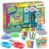 CRAZE Magic Slime 32862 Slime DIY slijmset, doe-het-zelf slijmkit, 11 kleuren met accessoires, fluffy slijm met parels, glitter en speciale effecten, slijm voor kinderen, kleurrijk, 36,5 x 5,8 x 25,5