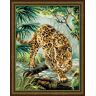 Riolis Eigenaar van de Jungle Cross Stitch Kit11.75 x 15.75-inch 14 Count, Acryl, Multi kleuren, 8.17 x 10.45 x 0.62 cm