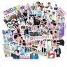 Musolaree 77 stuks Bangtan Boys stickers Dynamite Bangtan Boys Sticker Bangtan Boys Map of the Soul 7 Album zelfklevende Kpop stickerset Bangtan Boys cadeau BTS voor Army fans (Dynamite 77 stuks)