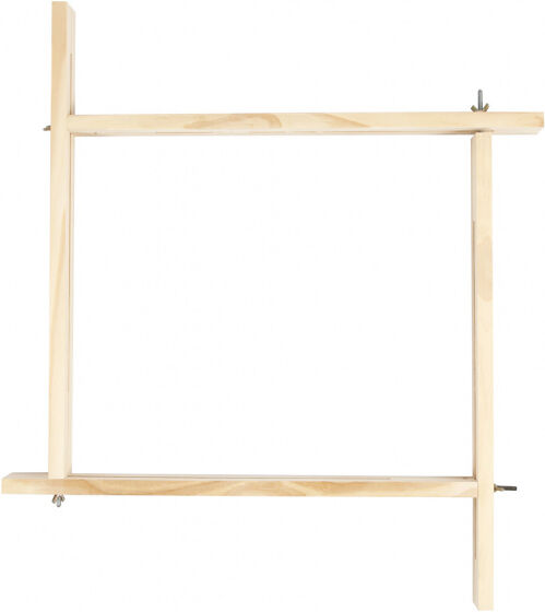 Creotime multi frame 43 x 43 cm hout/staal 4 delig - Blank