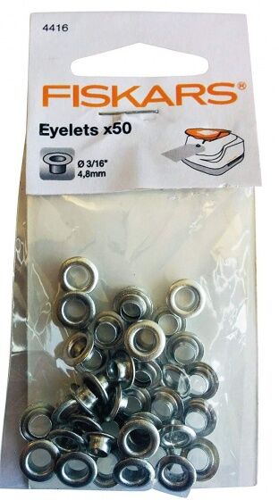 Fiskars eyelets 50 stuks zilver - Zilver