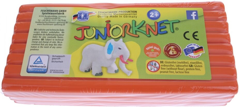 Feuchtmann Juniorknet Klei Jumbo Pack 500 gram Oranje - Oranje