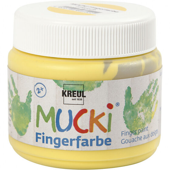 KREUL vingerverf Mucki 150 ml geel - Geel