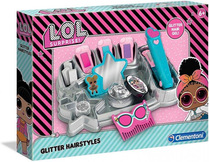 L.O.L. Surprise! Glitter haarstijlset 54 delig - Multicolor