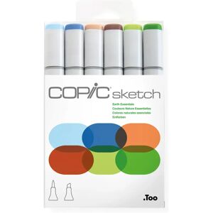 Copic Marker Sketch Earth Essentials, 6-Sett