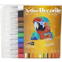 Artline Decorite Tusjpenner Skåren Spiss Satin