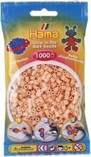 Hama Perler 1000st 1 set Selvlysende Rød