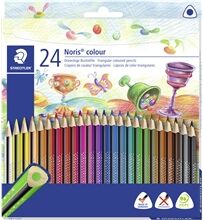 Staedtler Fargeblyant Trekantet 24-pack