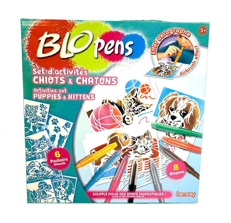 Blo Pens Blo Pen Aktivitetssett - Valper Og Kattunger